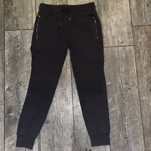 Zara moto sweat pant joggers